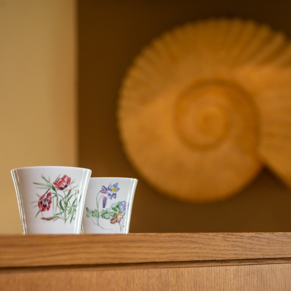 Porcelain aromatic candles - design by N. Goulandris